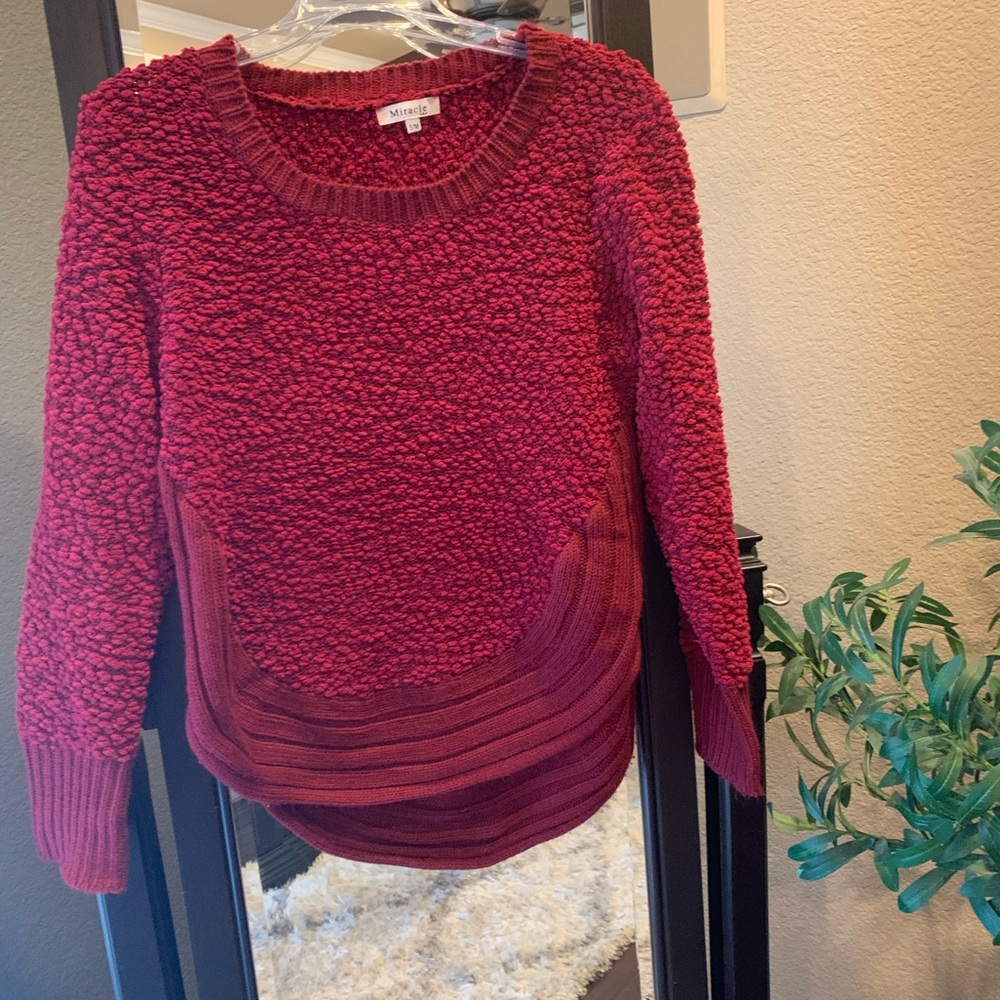 EUC Miracle brand popcorn sweater